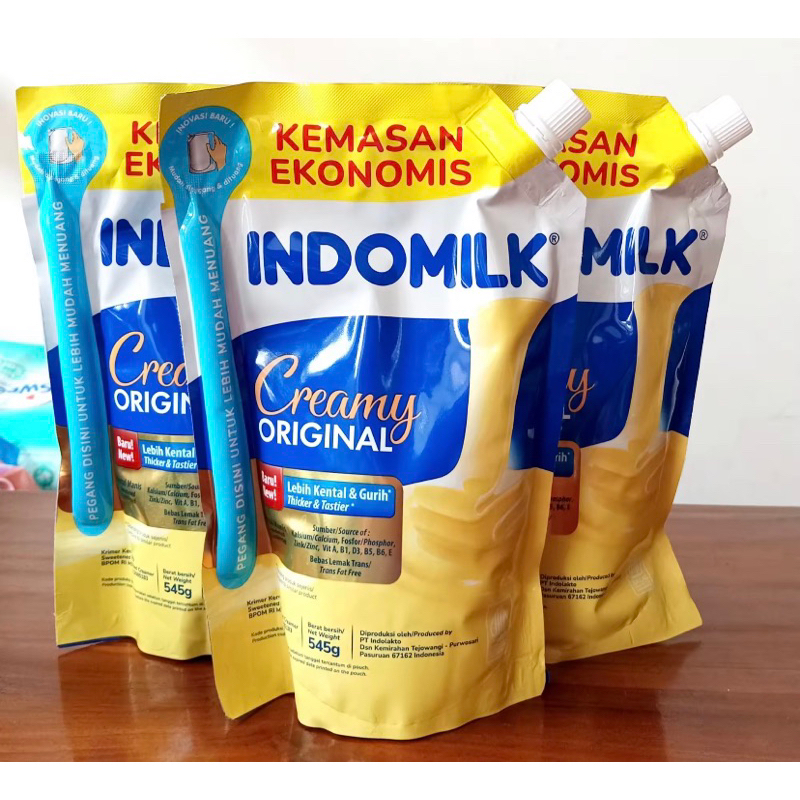 

Indomilk Susu Kental Manis Putih Kemasan Pouch 545 gram