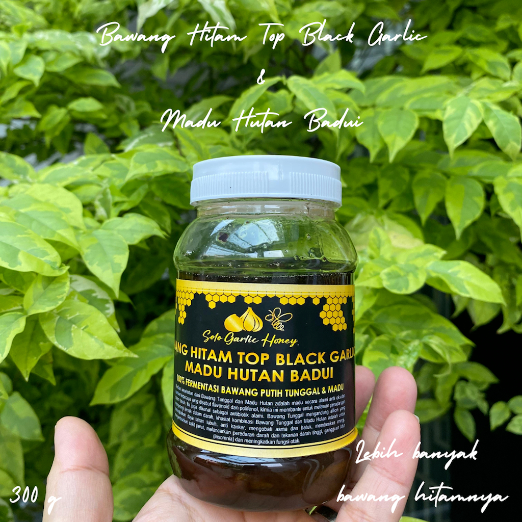 

Bawang Hitam Top Black Garlic dan Madu Hutan Badui 300g