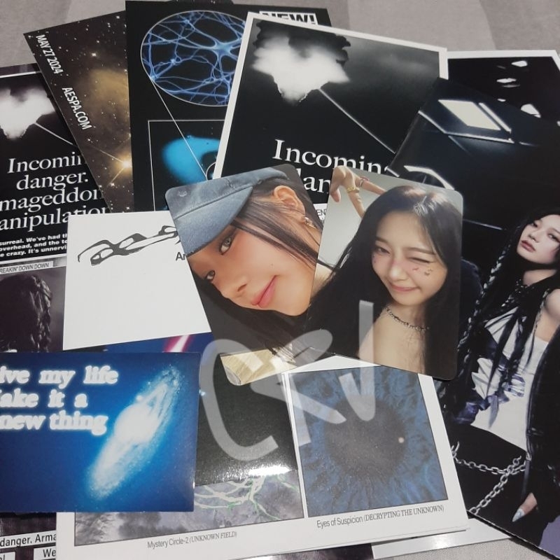 AESPA ARMAGEDDON ZINE UNSEALED ALBUM GISELLE SET
