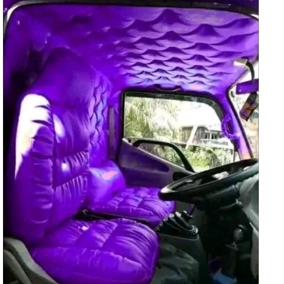 sarung jok mobil Canter motip sopa full dan lain ya