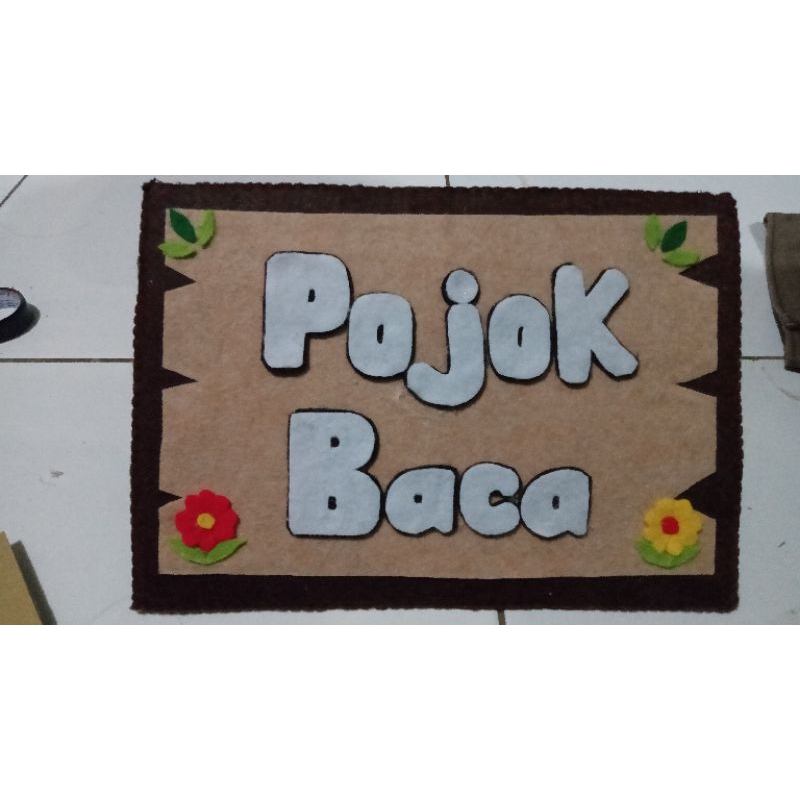 Hiasan Kelas pojok baca ,Hiasan dinding kelas pojok baca. tugas p5