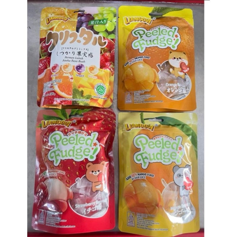 

[ HALAL ] Lianggui permen jelly lunak aneka rasa buah 108 GR