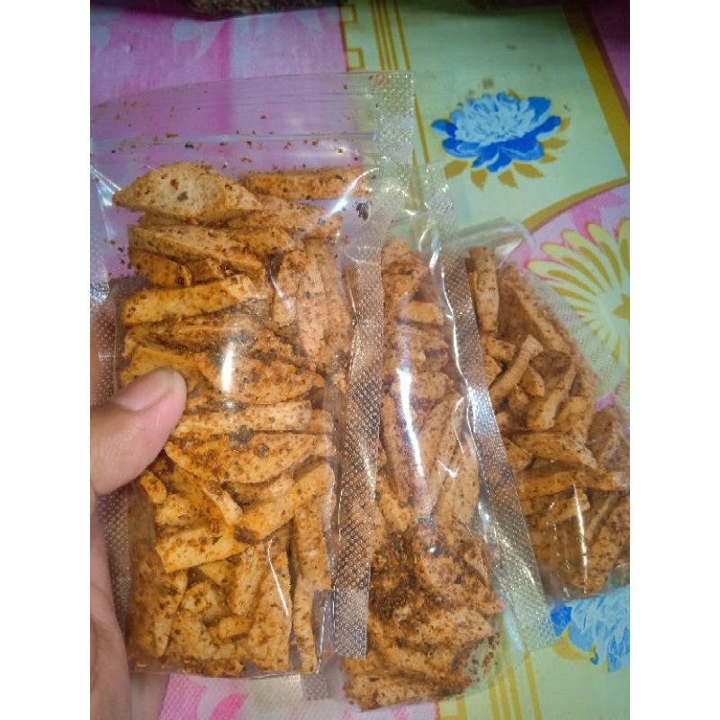 

Basreng pedas daun jeruk.50gr