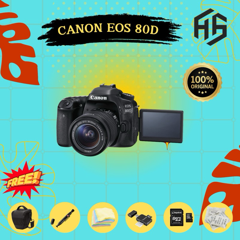 "Canon EOS 80D Body Only - Kondisi Mulus, BerGaransi