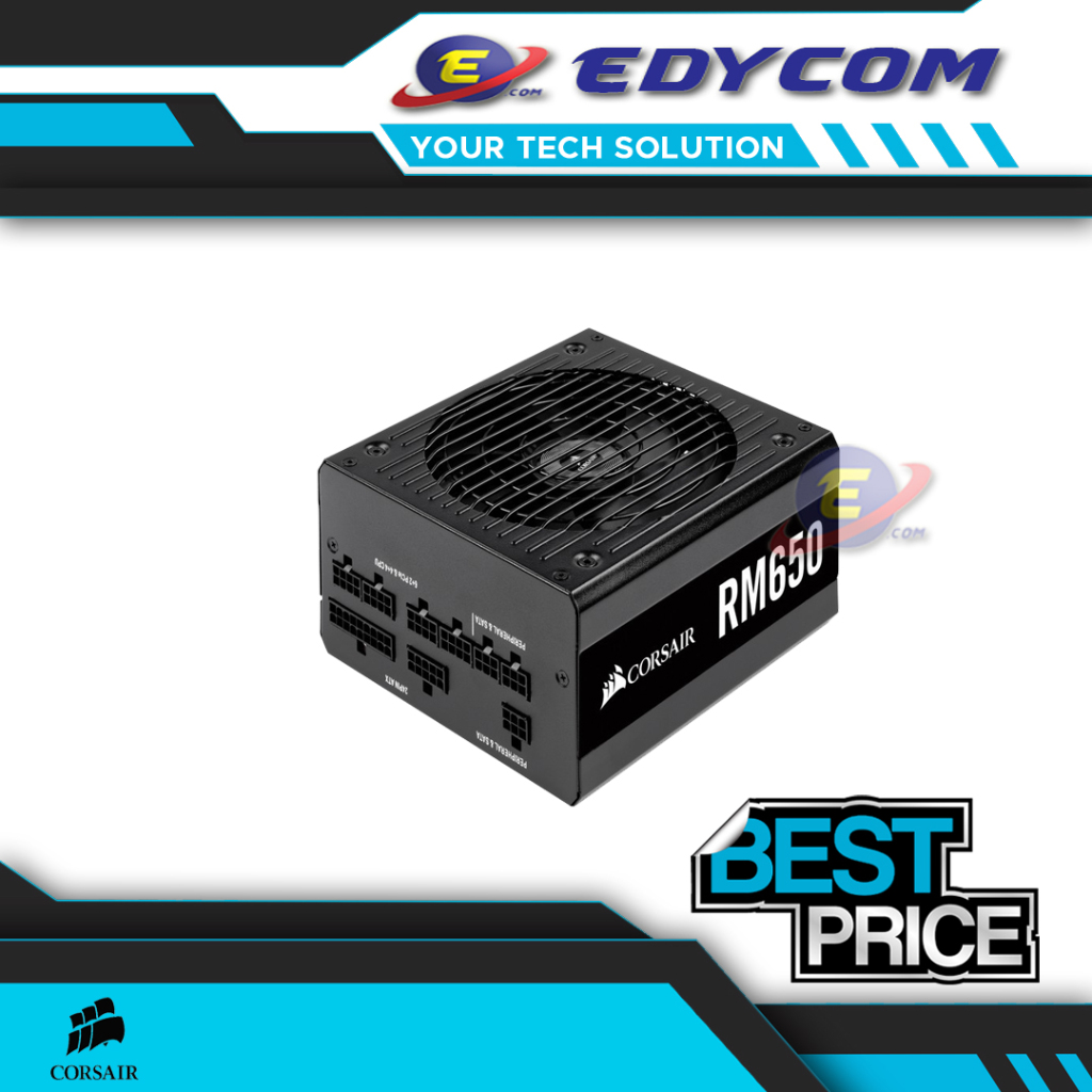 Power Supply CORSAIR RM650 - 650W 80+ GOLD FULLY MODULAR