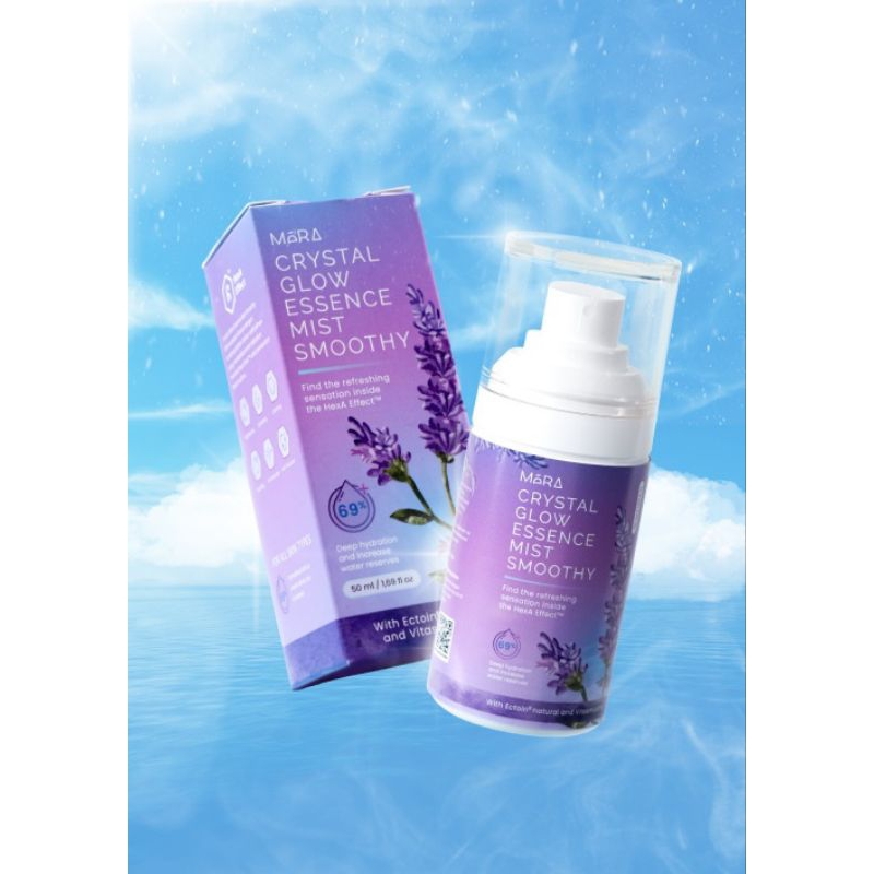 MERA CRYSTAL GLOW ESSENCE MIST|PRODUK ASLI MILAGROS|SUDAH TERDAFTAR BPOM