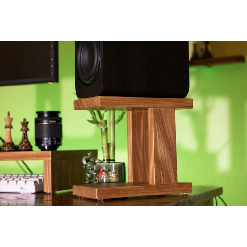 Stand Speaker Kayu | Dudukan Speaker Monitor | Stand Unique | Different Stand Speaker