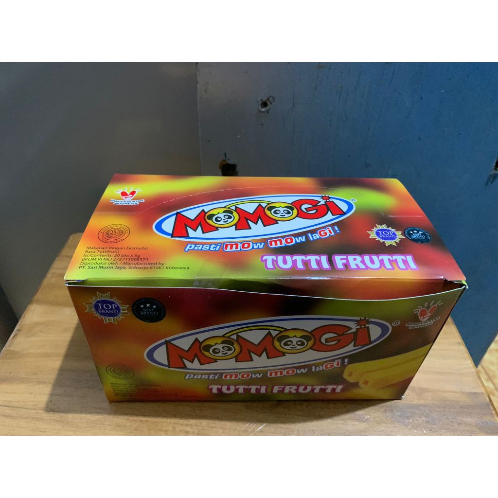 

MOMOGI Stick Snack Makanan Ringan TUTTI FRUTTI 20X5gr