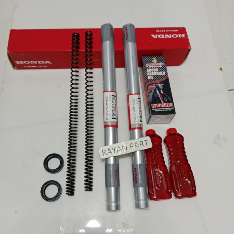 As shock depan Supra fit new Supra fit new sok+per+sil+oli KPH komplit