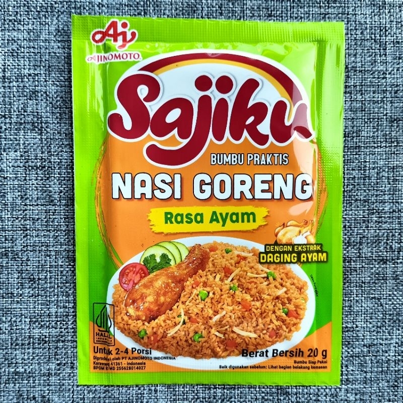 

BUMBU PRAKTIS NASI GORENG SAJIKU Rasa Ayam 20gr