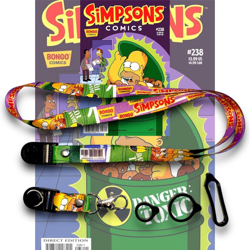 

THE SIMPSONS LANYARD GREEN DANG$RS