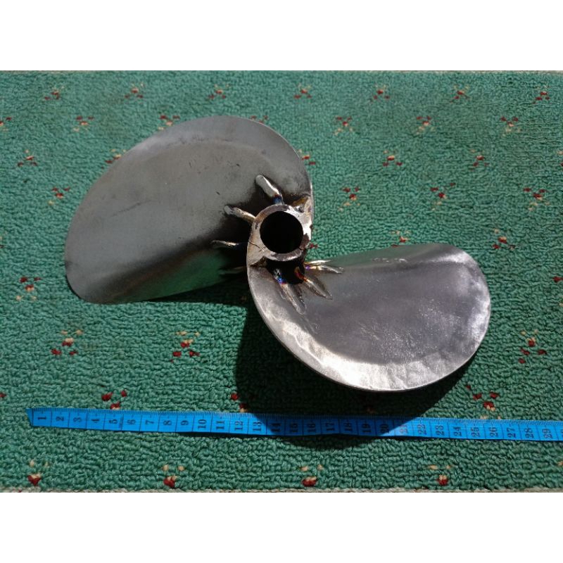 baling baling perahu biasa bukan ketinting .stainles foll 20 pk sampai 22 pk