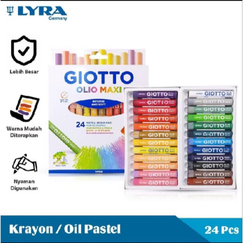 

GIOTTO OLIO MAXI/CRAYON GIOTTO 24pcs