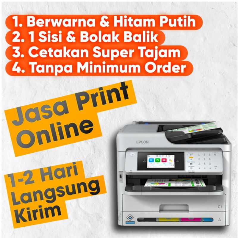 

Jasa Print Warna A4 Murah Tebal 80Gsm