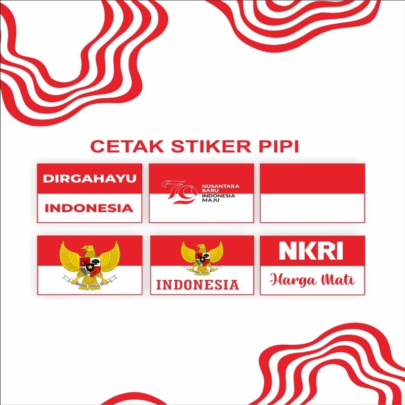 

Stiker Pipi Agustusan / Karnaval