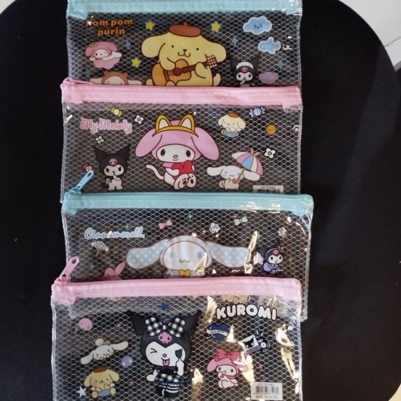 

tempat pensil sanrio transparan