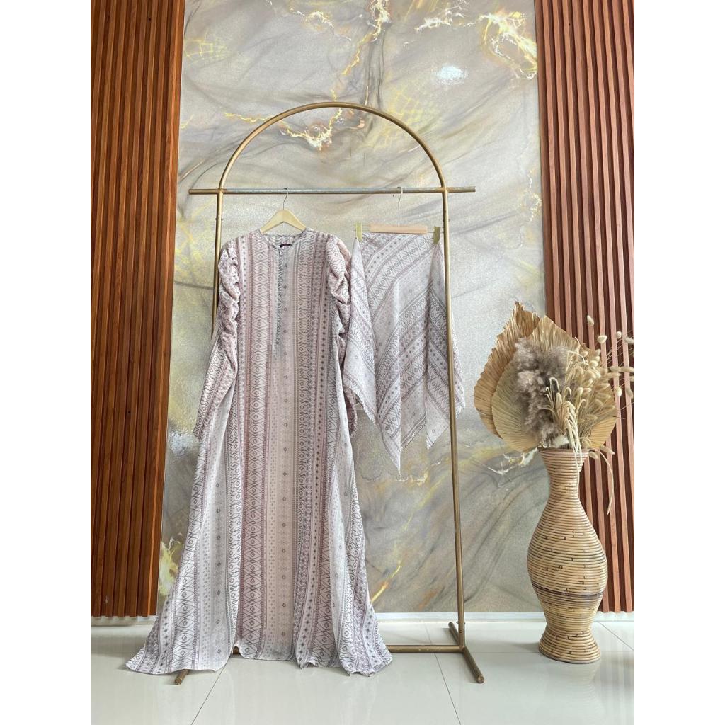 Set hijab gamis Haruka ceruty