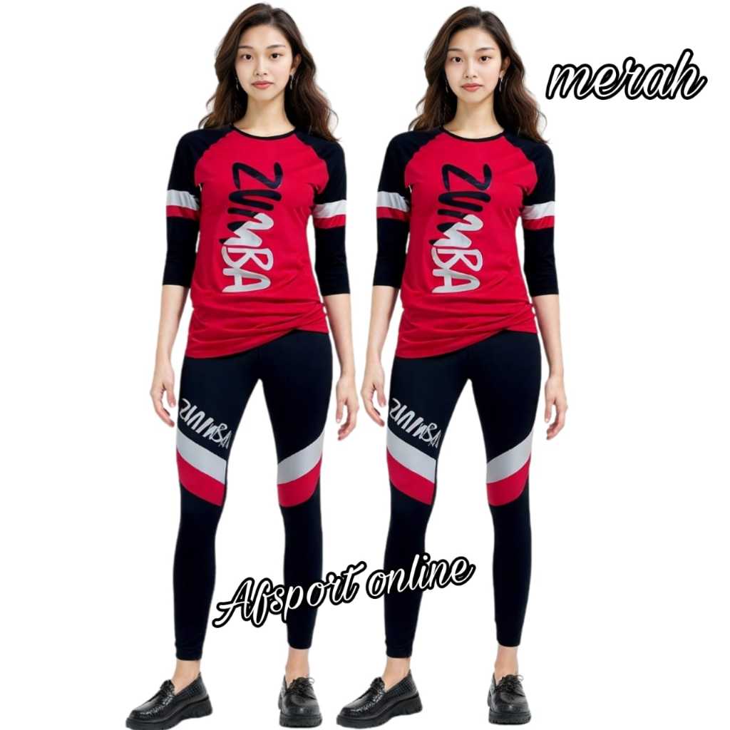 RB Setelan Senam Wanita / Setelan Olahraga Cewek / Setelan Fitnes Wanita