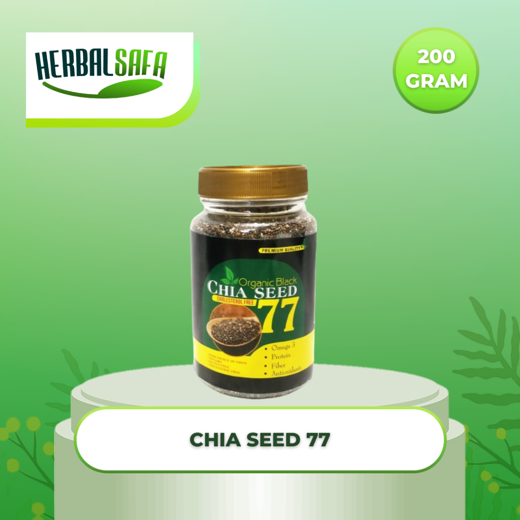 

Chia Seed Black Original 77 / Bersih dari Pasir dan Kotoran / 100% Original