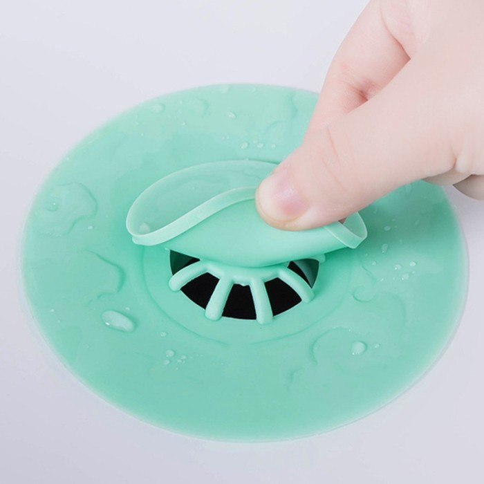 (KIM) Penutup Lubang Saringan Wastafel Cuci Piring dan Toilet Floor Drain Kamar Mandi Bahan silikon 