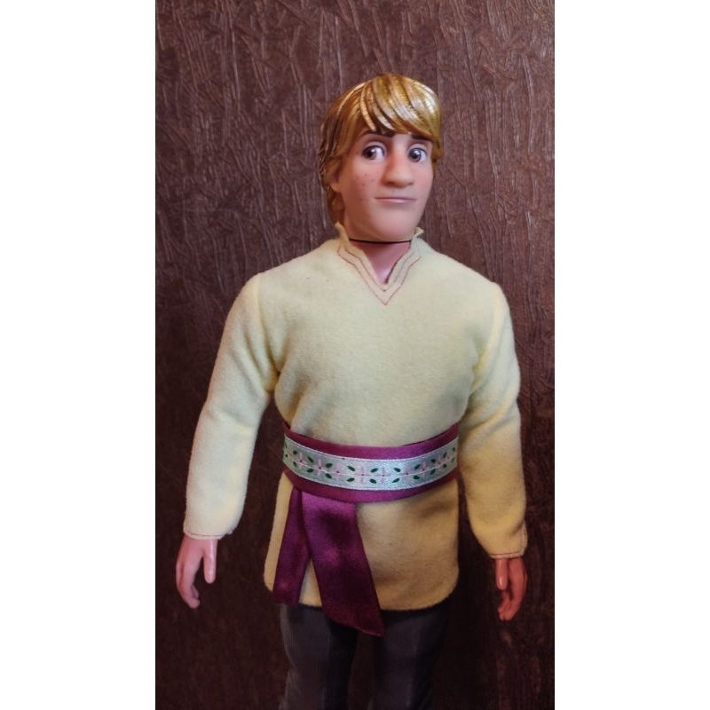 Disney Store Kristoff head Frozen Prince Pangeran doll Mattel custom
