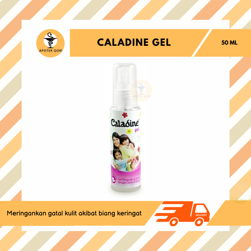 CALADINE GEL 50 ML/MENGURANGI RASA GATAL KARENA BIANG KERINGAT