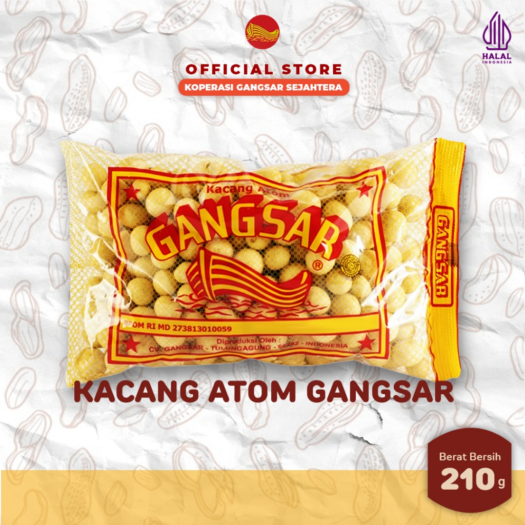 

KACANG ATOM SHANGHAI GANGSAR SUPER 210gr