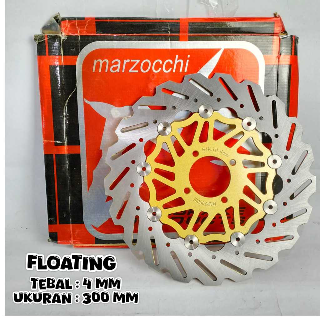 PIRINGAN CAKRAM JUPITER Z MODEL FLOATING MARZOCCHI BAUT 4 UK 300 MM JUPITER Z,MX,VEGA R,FIZ R MARZOC