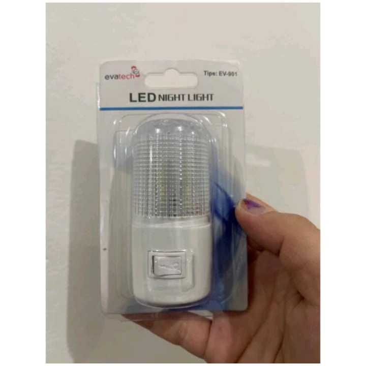 lampu tidur led putih colok / lampu tidur super terang mumer