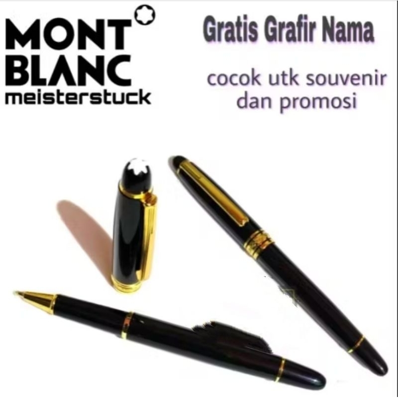 

Bulpoint Mont Blanc Meisterstuck Free Grafir Nama/Logo + Box