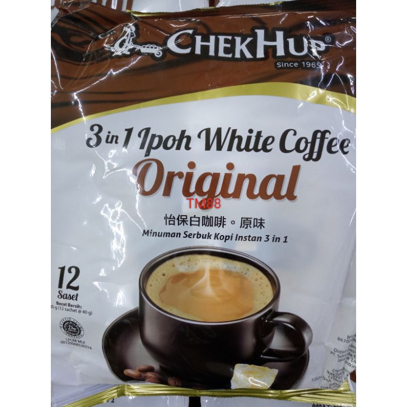 

MINUMAN SERBUK KOPI INSTAN 3 IN 1 CHEKHUP/CHEKHUP 3 IN 1 IPOH WHITE COFFEE ORIGINAL