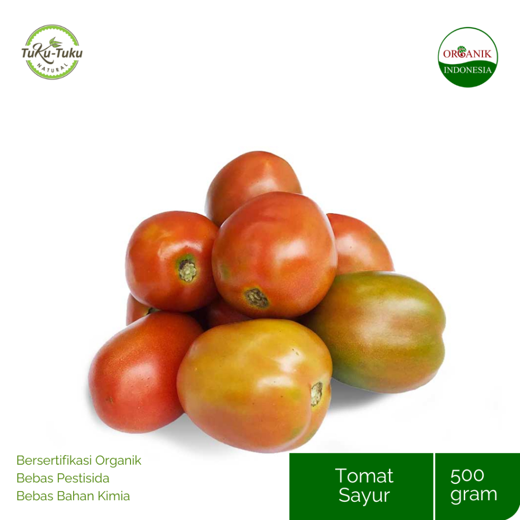 

TOMAT SAYUR MERAH ORGANIK QV 500GR
