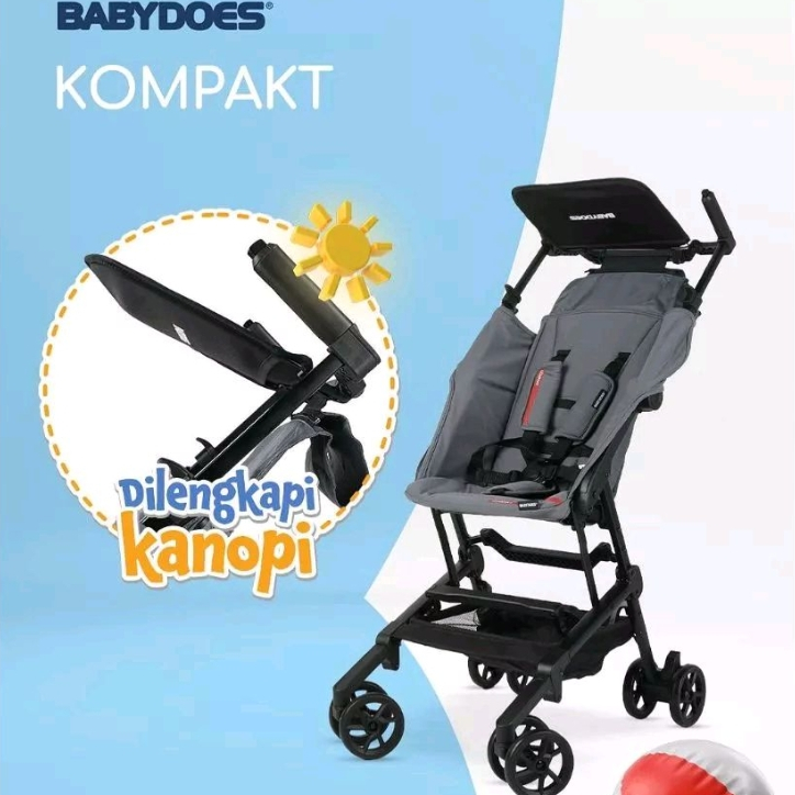 Babydoes Kompakt Stroller Bayi Cabin Size