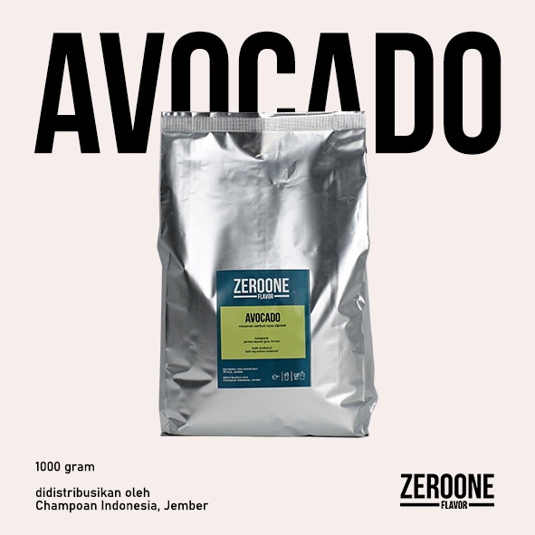 

minuman serbuk rasa avocado | zeroone flavor