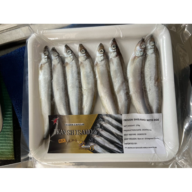 

Ikan Shisamo/ Ikan Cipung/ Ikan Capelin with Roe 170g