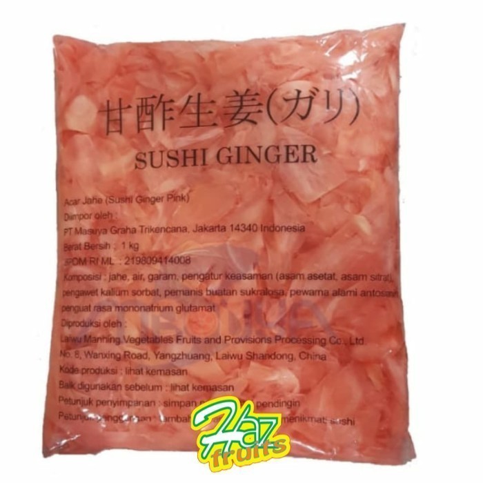 

SUSHI GINGER/SUSHI GINGER PINK/ACAR JAHE 1 KILO