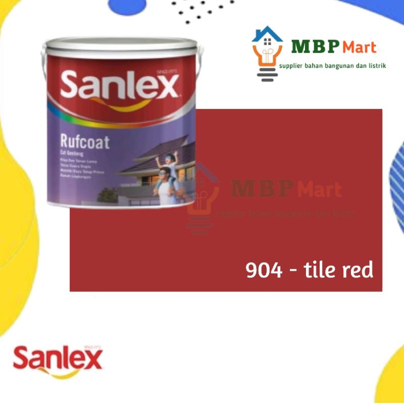 PROMO cat genteng sanlex 4kg KEMASAN BARU