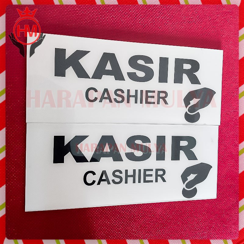 

Papan Tulisan Cashier Warna Putih - Papan Tulisan Kasir Putih - Harapan Mulya