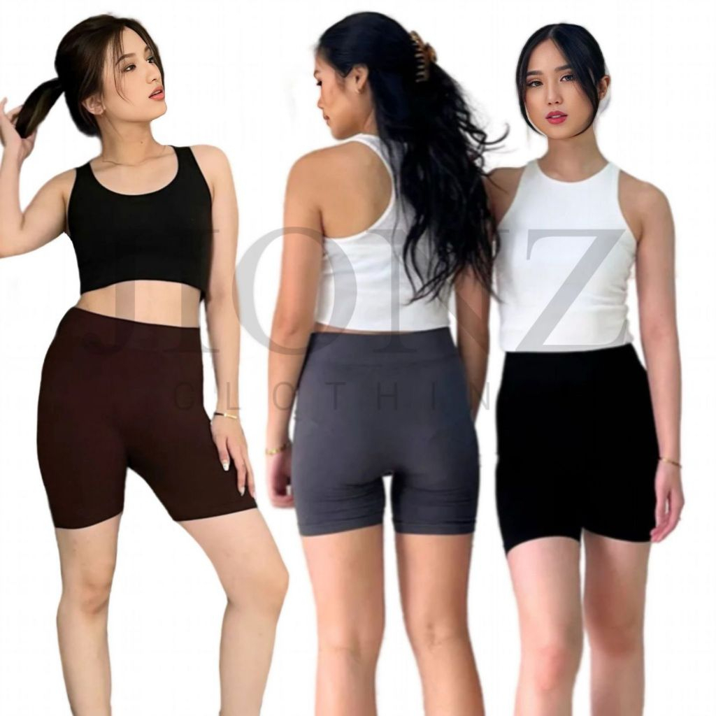 Celana Lagging Short Pants Wanita Hightwaist Laging pendek lajing Hotpants Import Olahraga sepeda