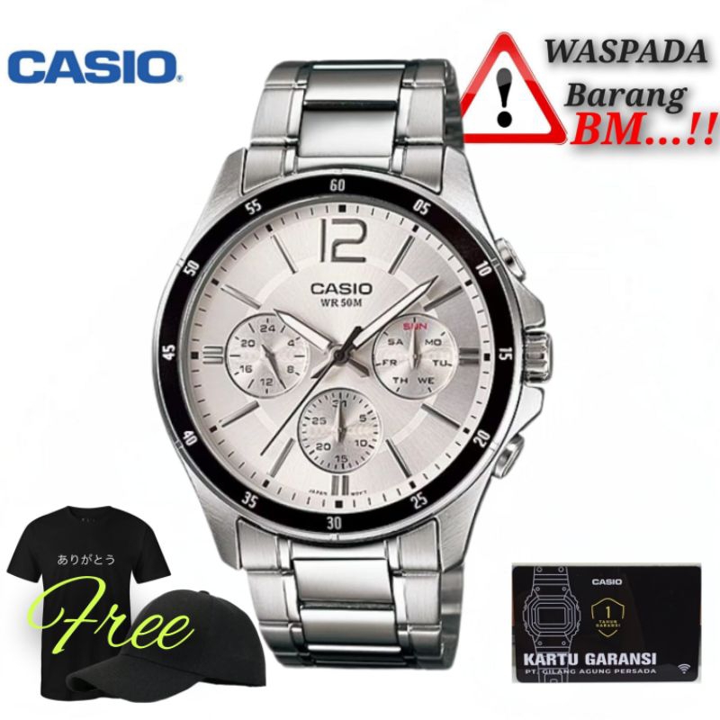 jam tangan pria Casio mtp-1374d-7avdf / Casio original mtp-1374d-7