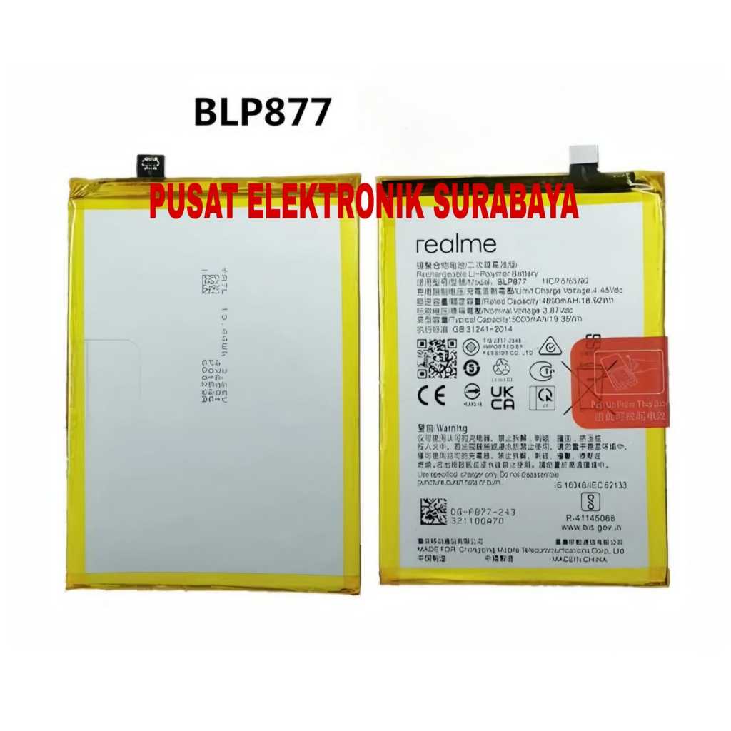 BLP877 BATERAI REALME 8I / RMX3151 - ORIGINAL