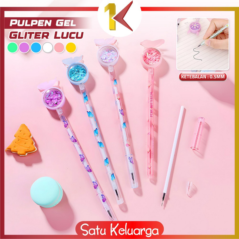 

SK-A90 Pulpen Gel Bunny 0.5mm Pena Gel Pastel Alat Tulis Karakter / Pena Cair Daisy Pena Kupu Motif Payet Gliter Ink Gel Perlengkapan Sekolah Kantor Lucu