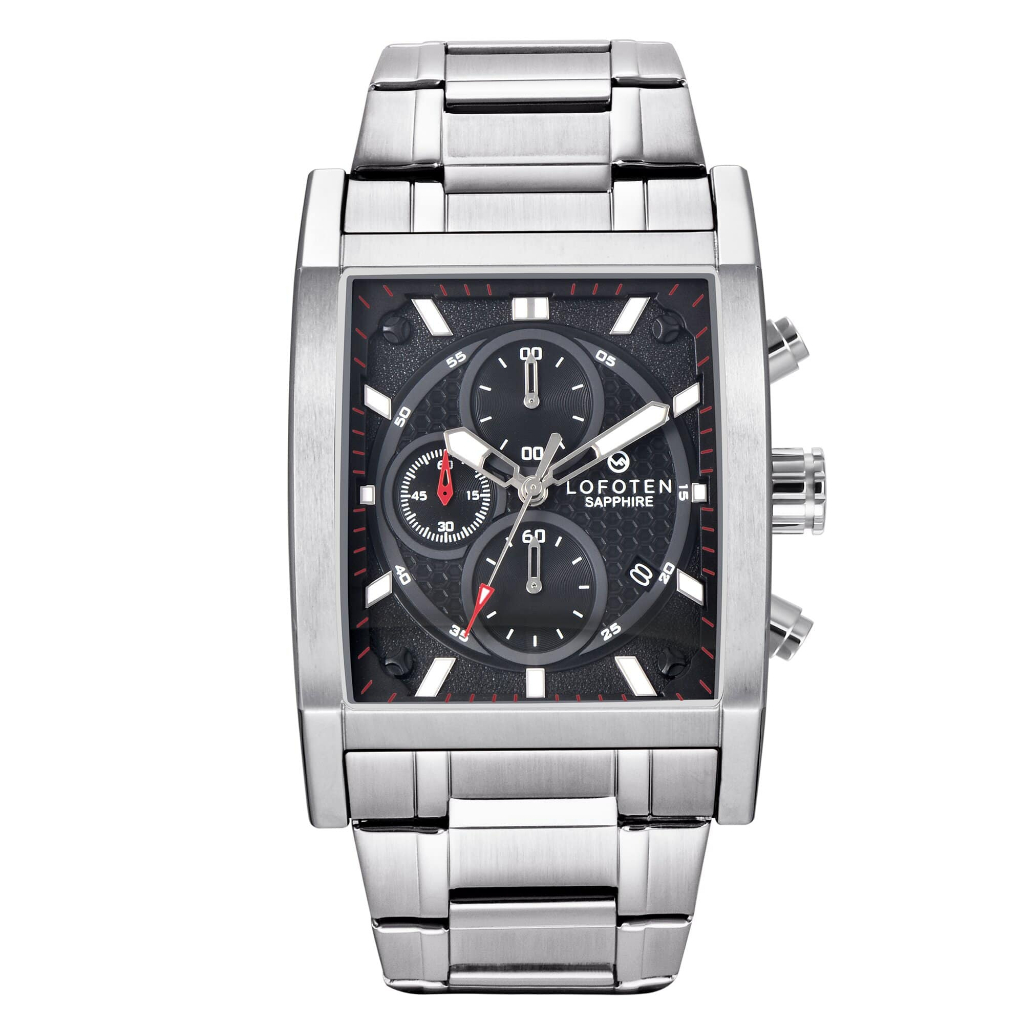 Lofoten F-6523MC  Choronograph - Kaca Sapphire Diameter 41mm x 44mm Jam Tangan Pria