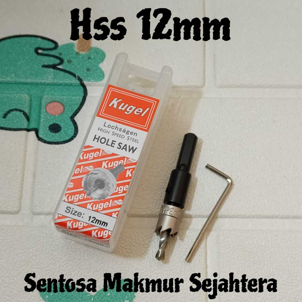 Hole Saw 12mm Holesaw HSS Besi 12 mm Mata Bor Besi 12mm