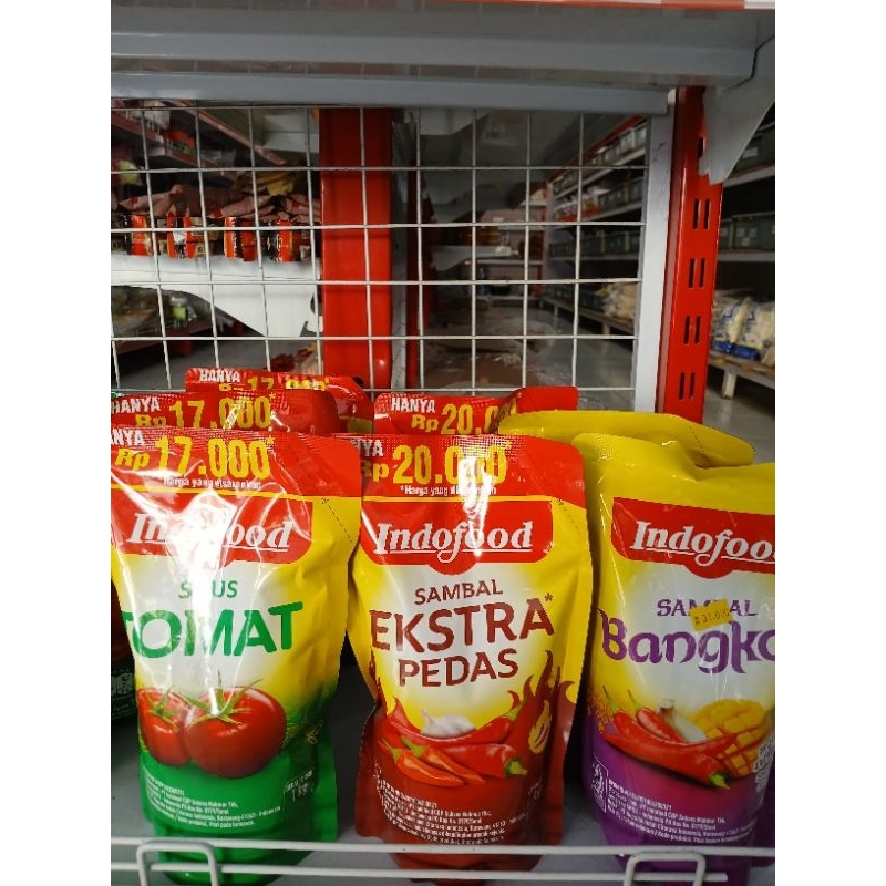 

INDOFOOD SAUS TOMAT,EXTRA PEDAS,SAMBAL BANGKOK 1000gr