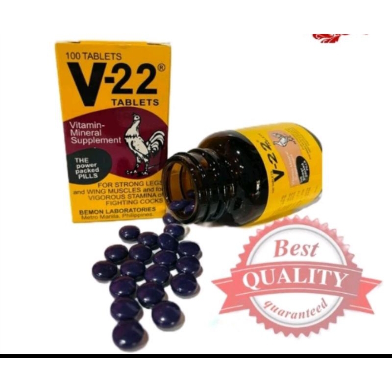 V-22 New Original Super Vitamin Ayam Piliphin Penguat Otot Sayap