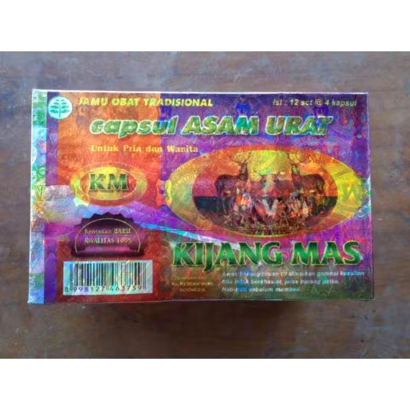 KIJANG MAS CAPSUL ASAM URAT 100% ASLI