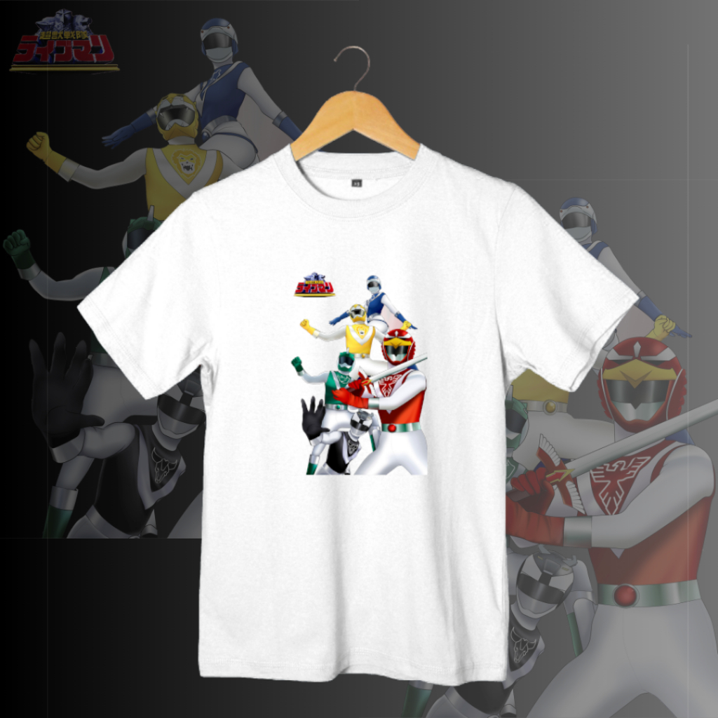 Kaos Liveman Kaos Power Rangers Kaos Chouju Sentai Liveman Kaos Super Sentai Sablon liveman Jorgehle