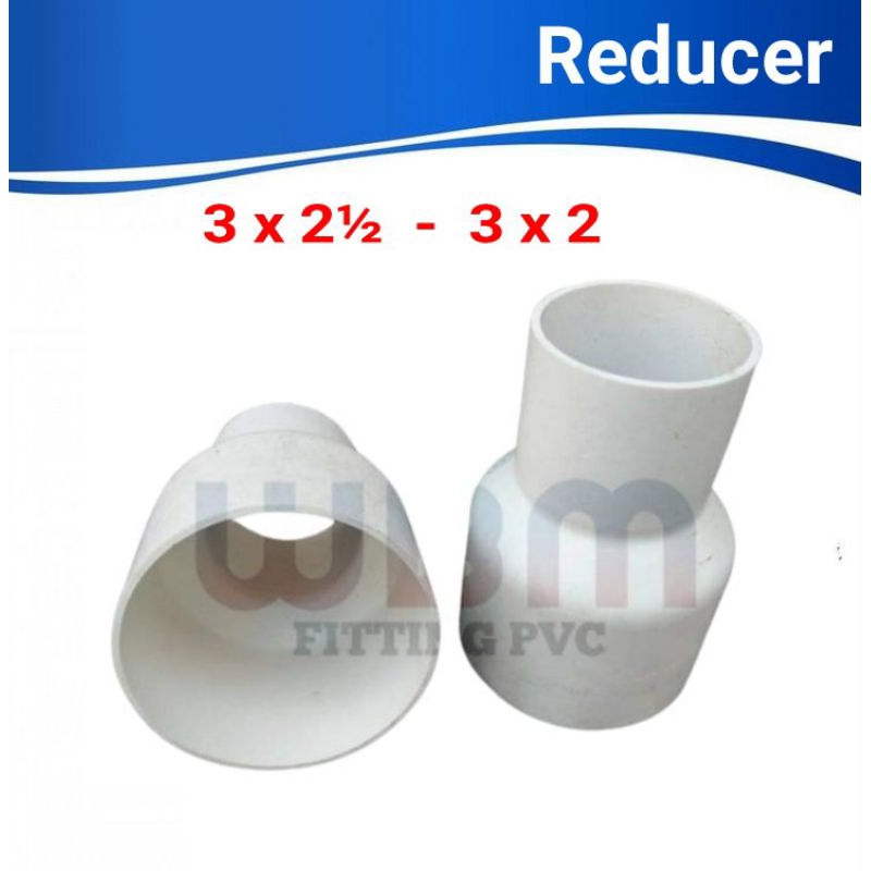 Reducer sok 3 x 21/2 inchi Vlok sok 3 ke 2,5 dim