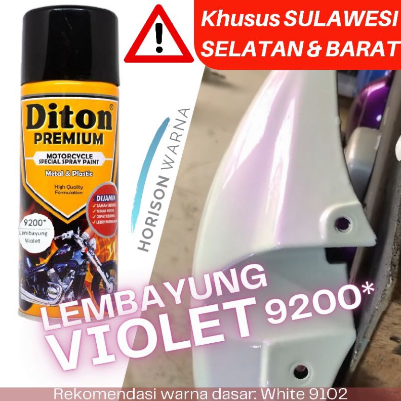 KODE W94R KHUSUS SULSELBAR DITON PREMIUM Lembayung Violet 92 Pilox Cat Semprot Lembayung Ungu  Bungl
